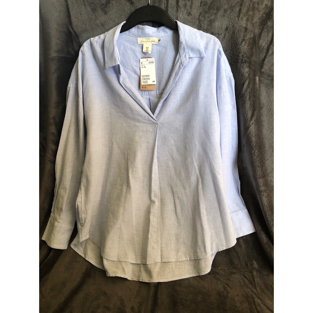 H&M linen blouse